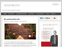 Tablet Screenshot of blog.jhmc.de