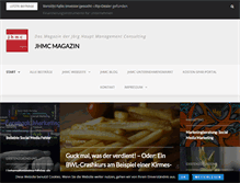 Tablet Screenshot of magazin.jhmc.de